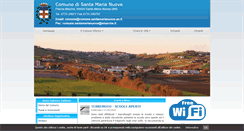 Desktop Screenshot of comune.santamarianuova.an.it